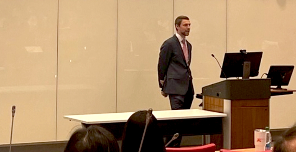 Dr. Krasniak presenting his research on the safety of prescribing post-operative pain medication at Ohio State's Annual Research Day for the Department of Plastic and Reconstructive Surgery. 